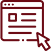 a red line icon with a black background